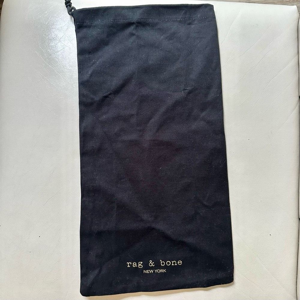 Rag and Bone black drawstring dust bag